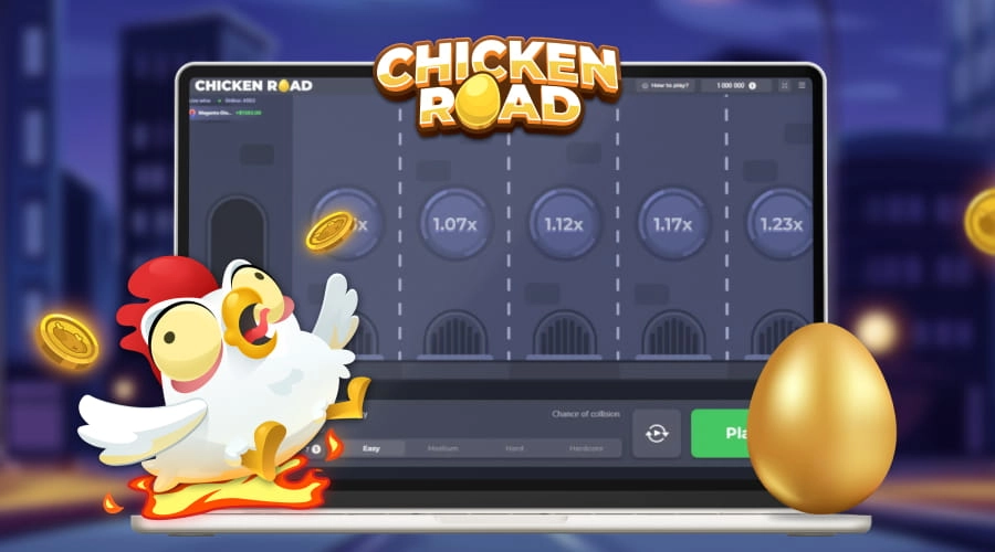 Chicken Road Spielfeld